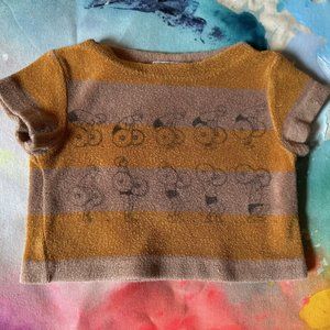 Bobo Choses Striped Terry Crop